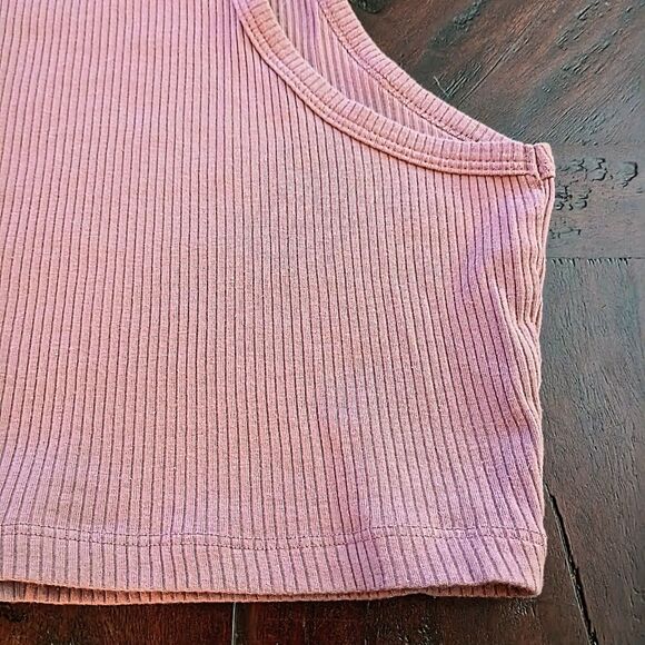 Aeropostale Ribbed Crop Tank Top – Pink/Purple – Junior XL - Picture 8 of 10